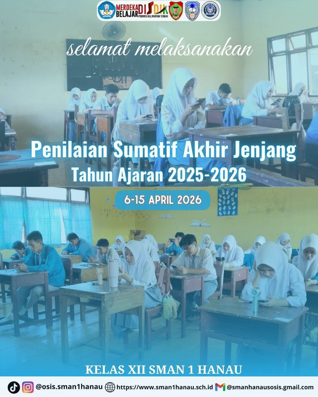 Pelaksanaan Penilaian SUmatif Semester Genap Kelas XII Tahun 2026