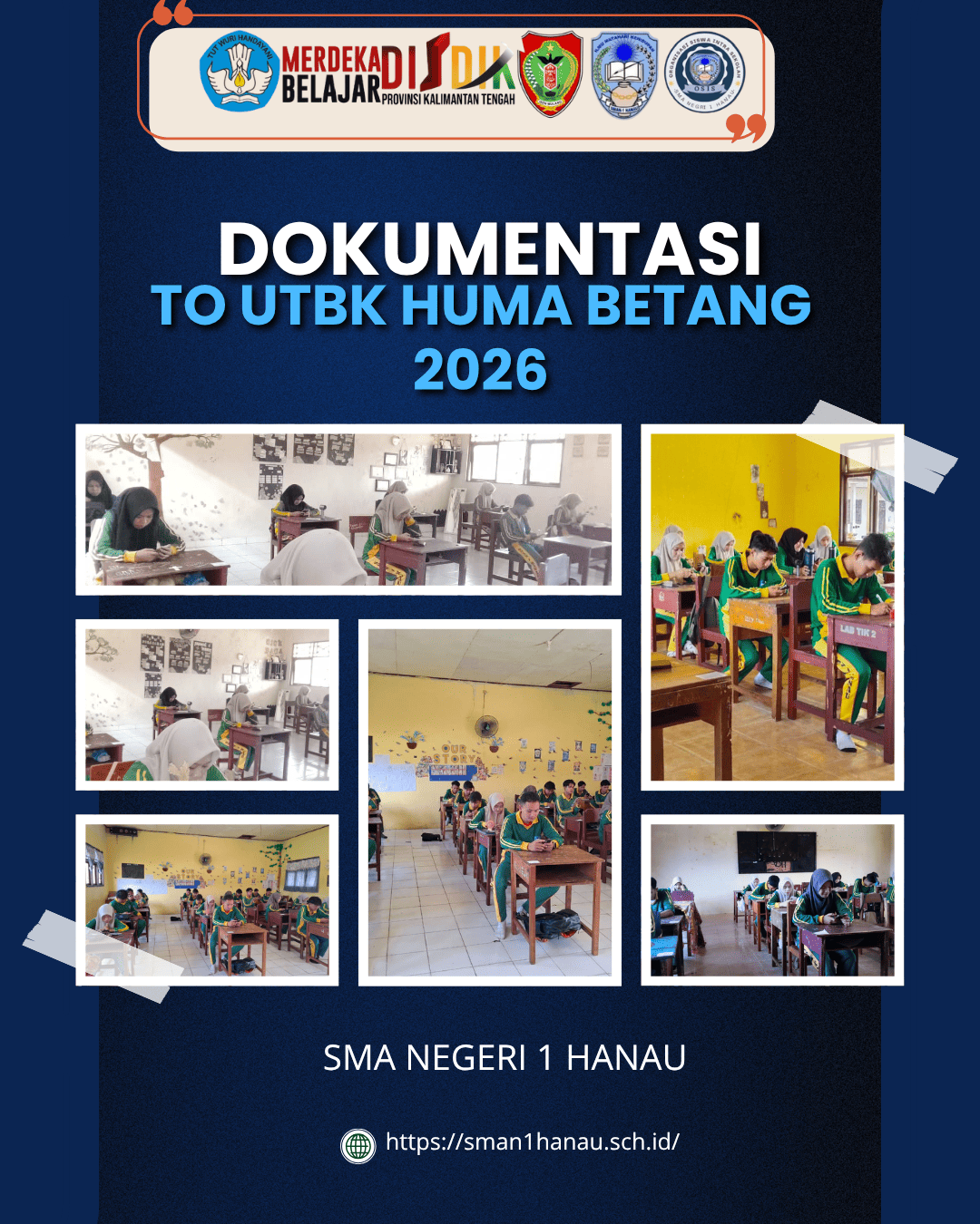 SMAN 1 Hanau Berpartisipasi dalam Try Out UTBK Huma Betang 2026