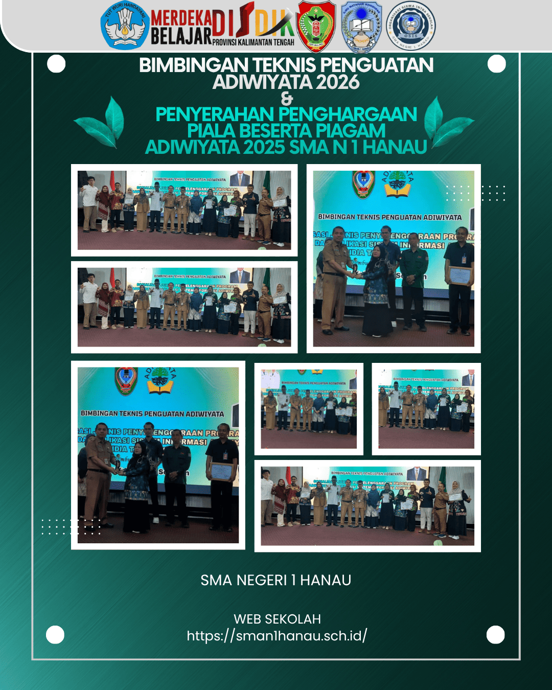 Langkah Nyata Menuju Adiwiyata Nasional, SMAN 1 Hanau Ikuti Bimbingan Teknis Penguatan Adiwiyata 2026 di Kuala Pembuang