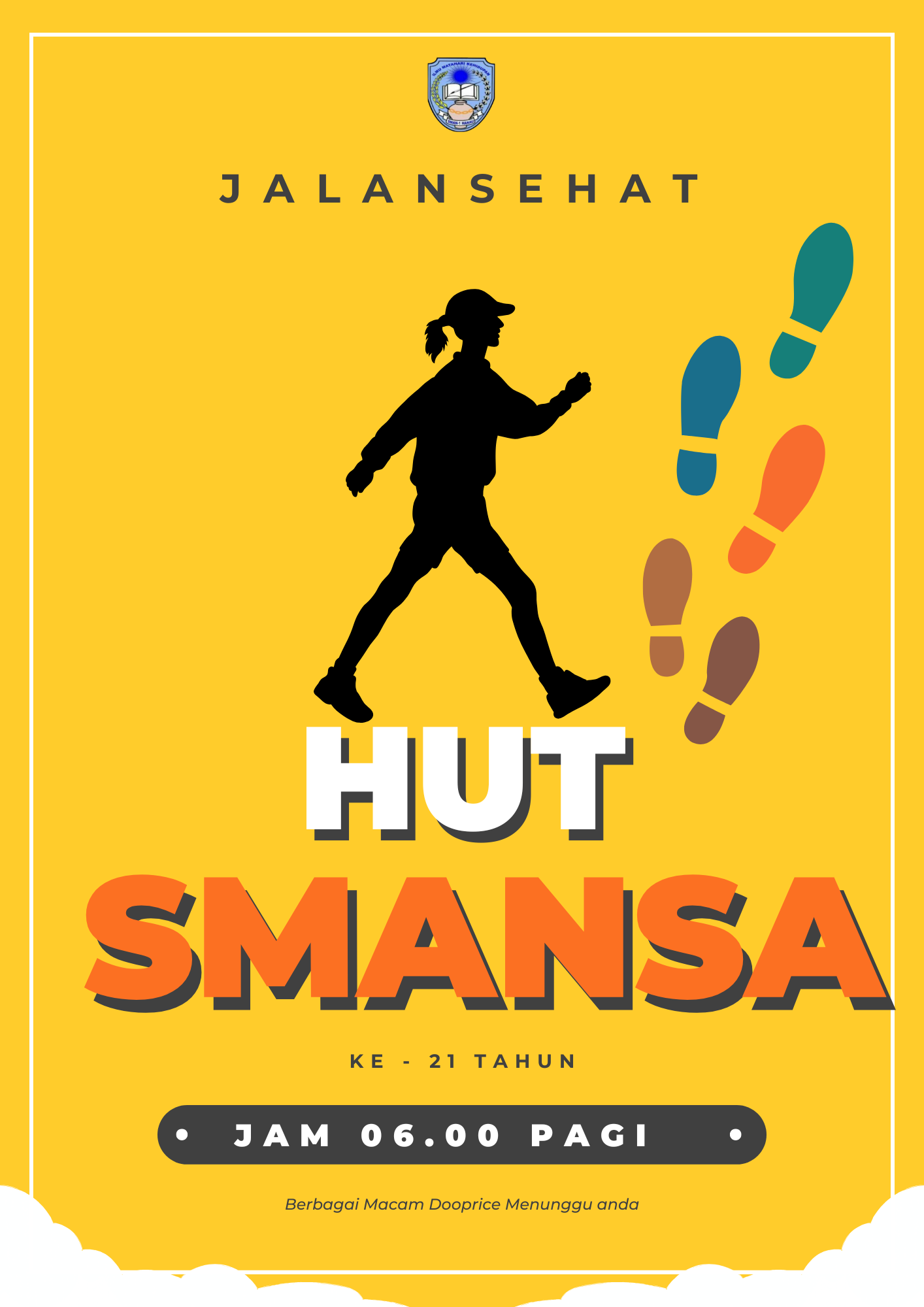 Jalan Sehat HUT SMANSA HANAU Ke-21